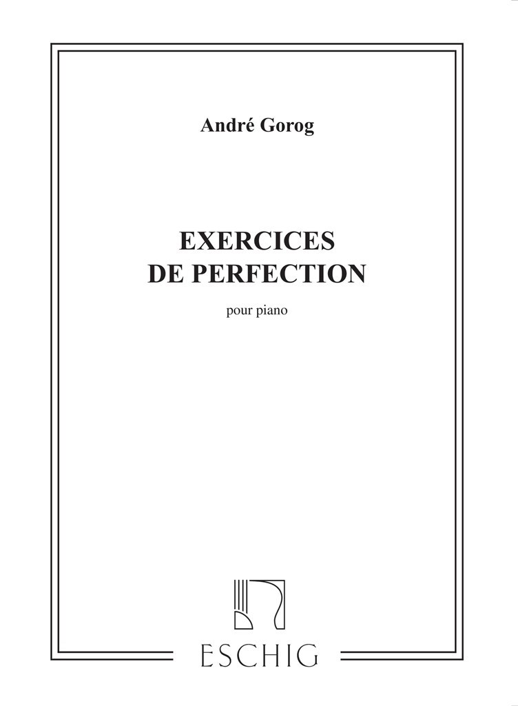 Exercices De Perfectionnement Piano